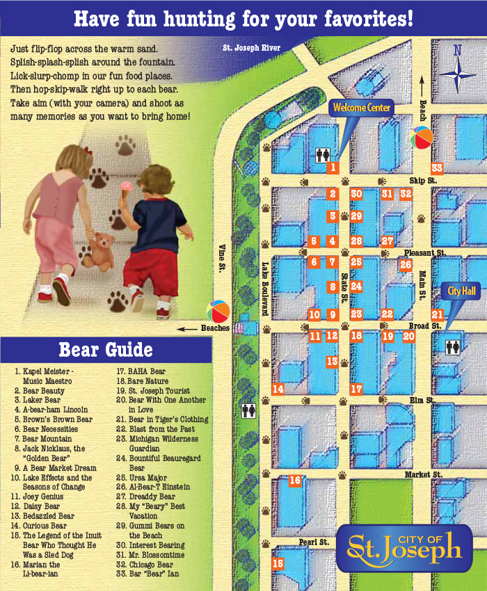 2006 Beach Bears map